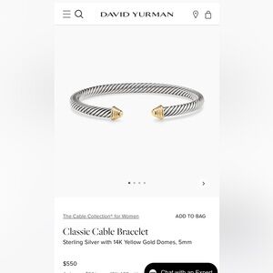 David Yurman cable bangle